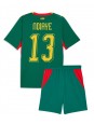 Otroški Nogometna dresi replika Senegal Iliman Ndiaye #13 Gostujoči SP 2026 Kratek rokav (+ hlače)